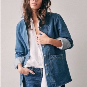 Sezane Will Denim Jacket NWT